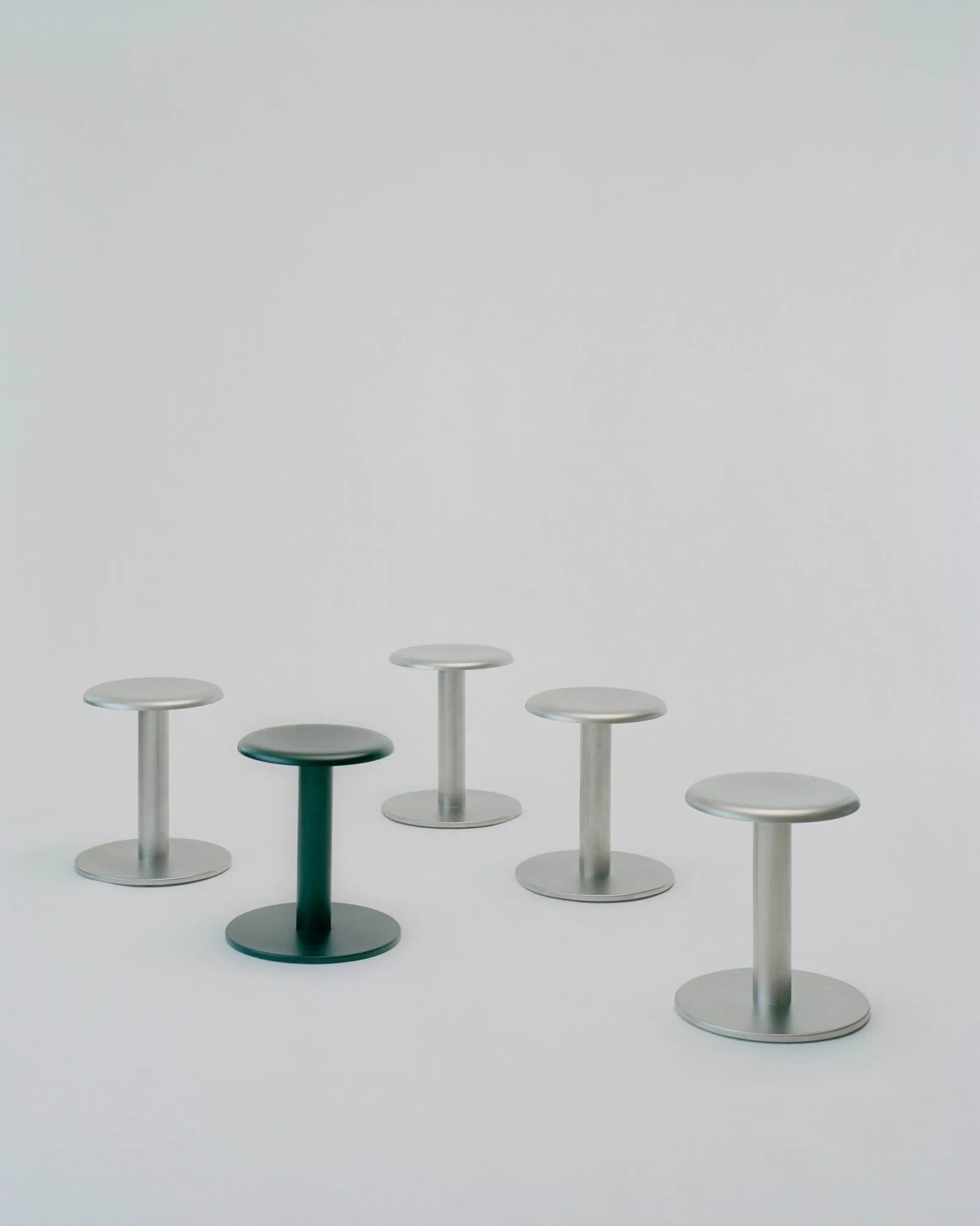 Coupe round stool, Black, Ø40x46 cm New Works