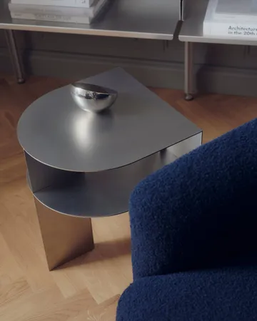 Rand side table - Stainless Steel - New Works