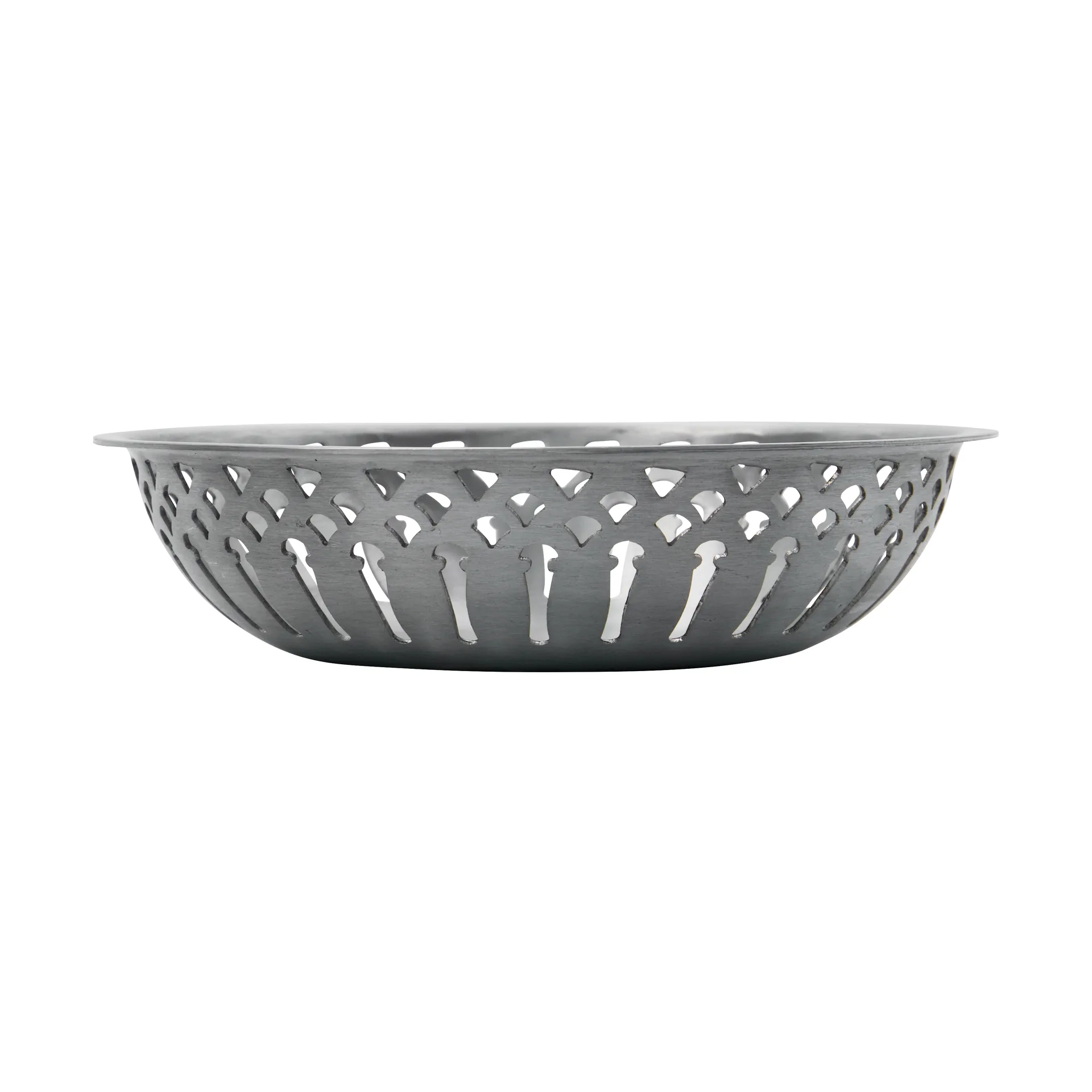 Nicolas Vahé bread basket 2 pieces, Aluminium antique silver finish Nicolas Vahé