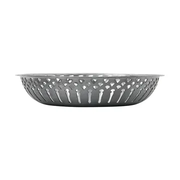 Nicolas Vahé bread basket 2 pieces - Aluminium antique silver finish - Nicolas Vahé