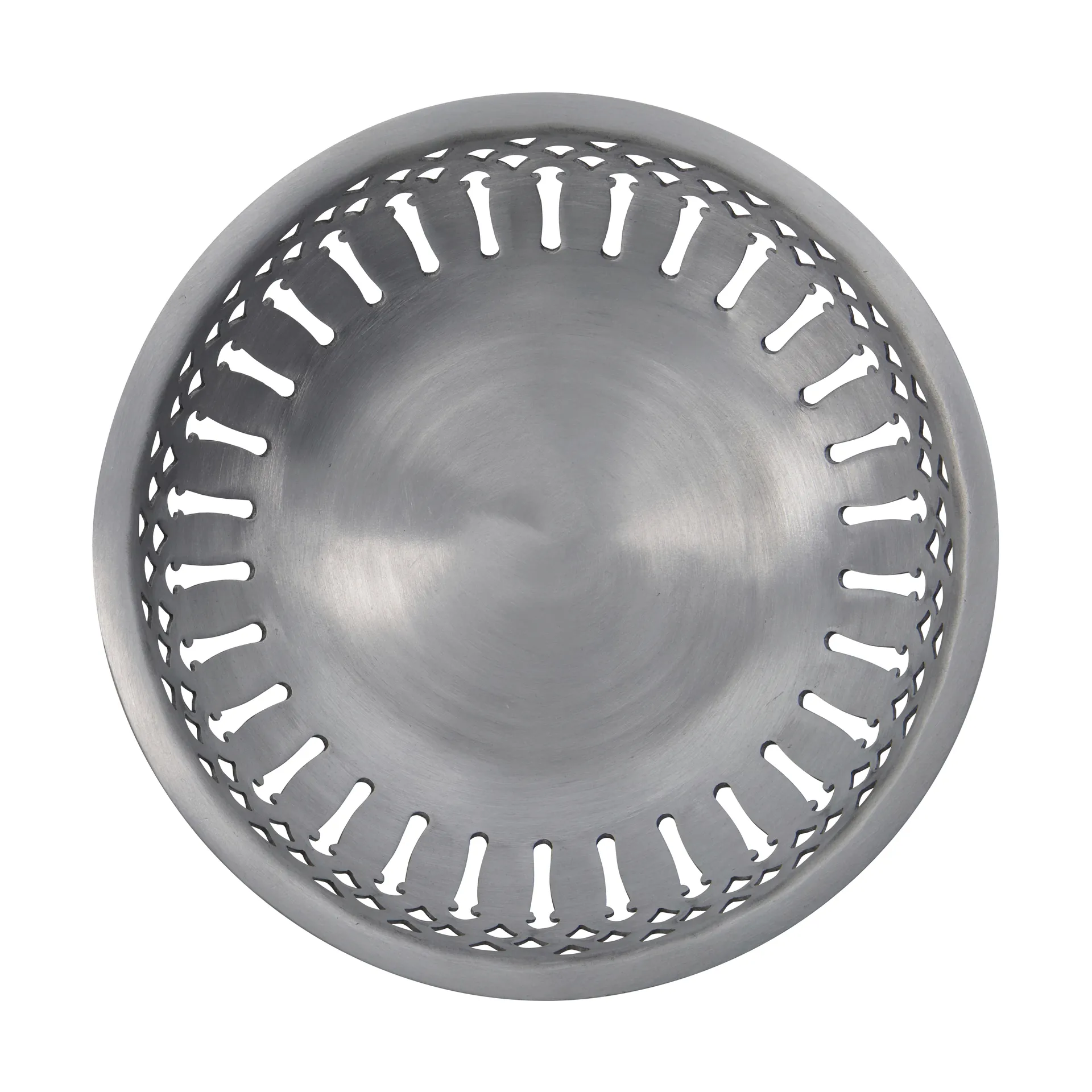 Nicolas Vahé bread basket 2 pieces, Aluminium antique silver finish Nicolas Vahé