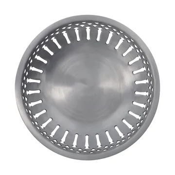 Nicolas Vahé bread basket 2 pieces - Aluminium antique silver finish - Nicolas Vahé