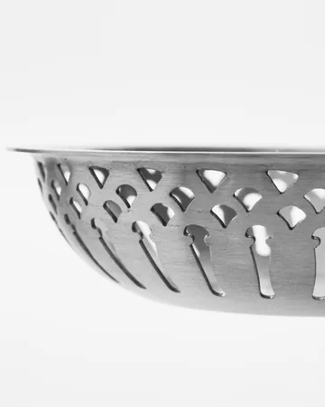 Nicolas Vahé bread basket 2 pieces - Aluminium antique silver finish - Nicolas Vahé