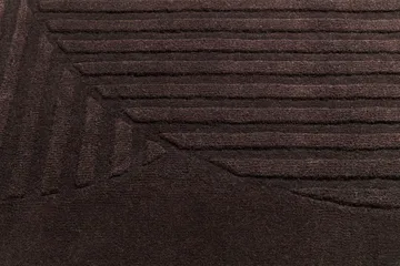 Levels Circles wool rug - Brown, 200x300 cm - NJRD