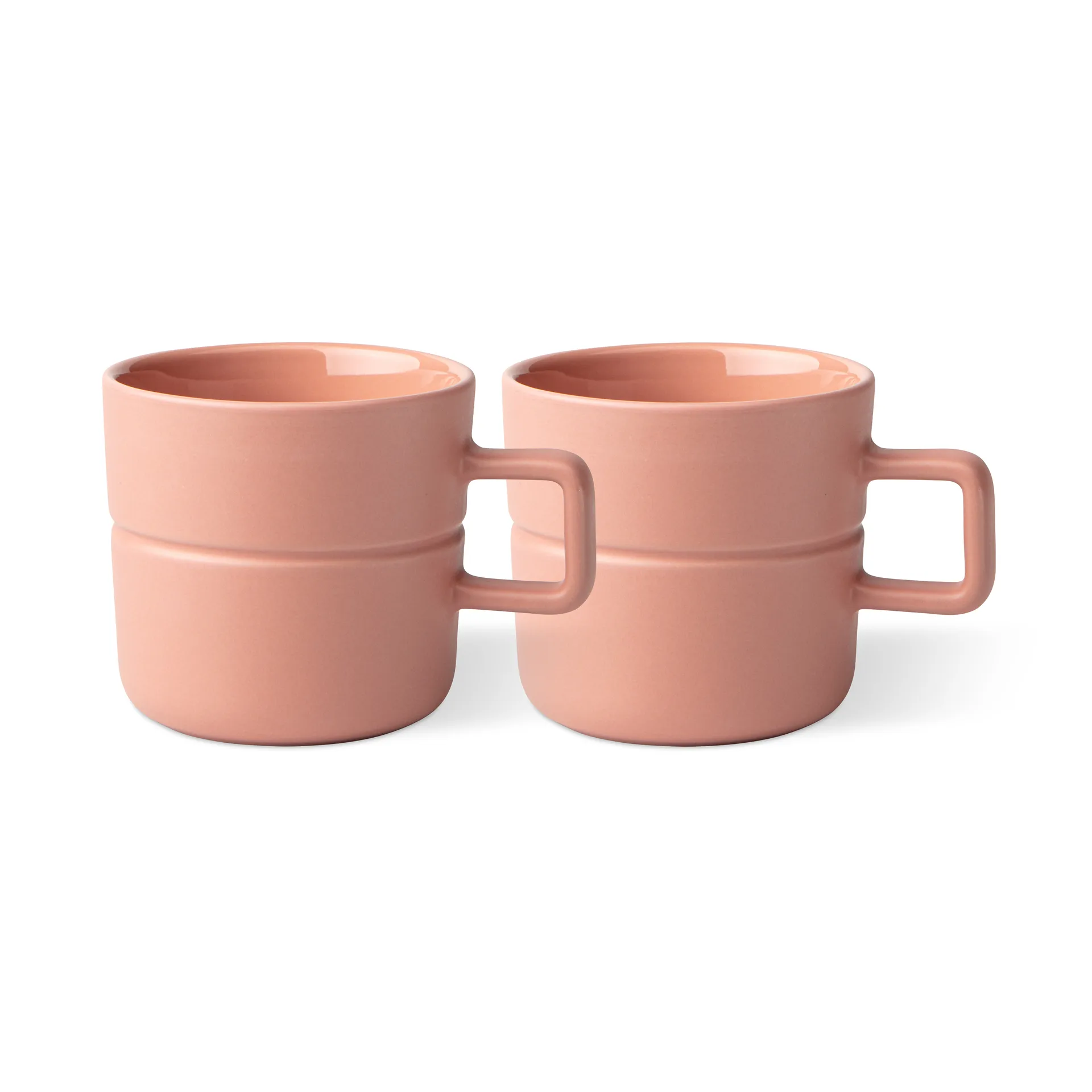 Lines mug 30 cl 2-pack, pink NJRD