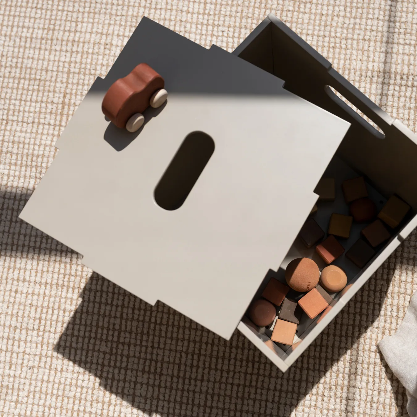 Cube Storage storage box, Beige Nofred