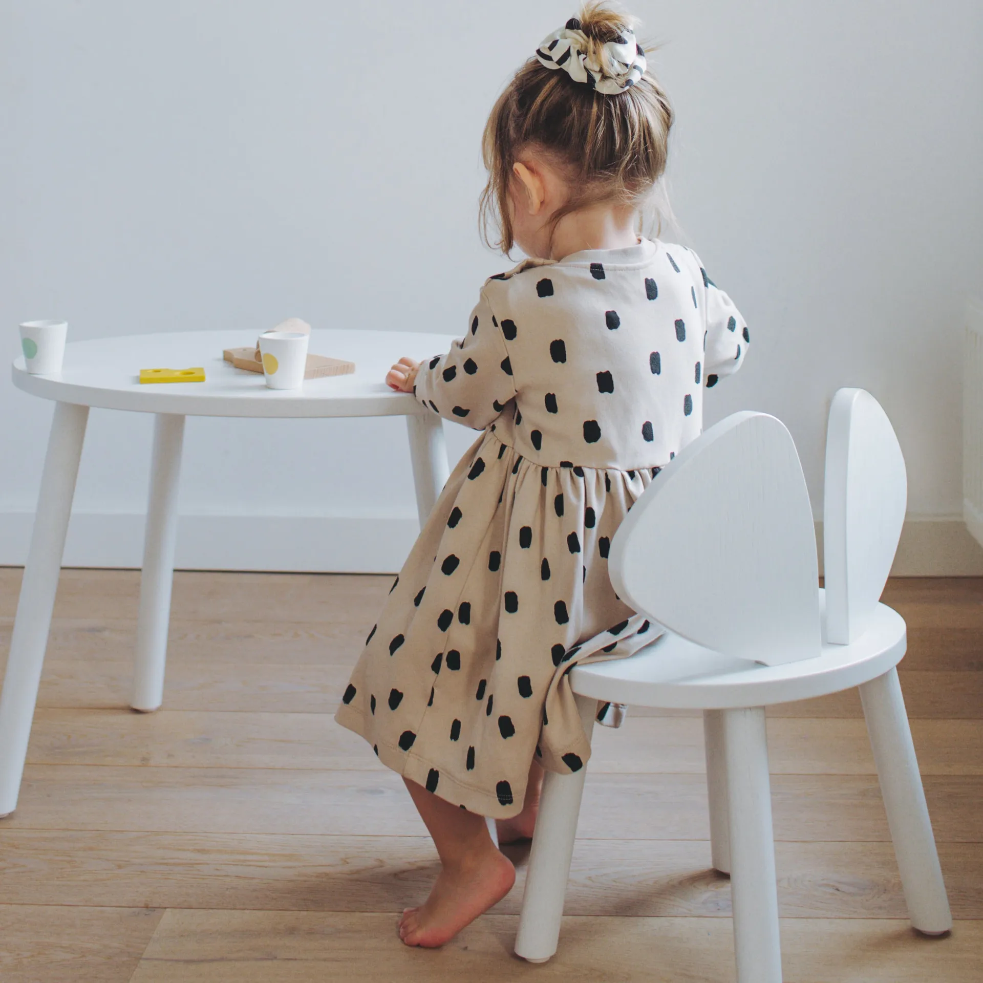 Mouse Table children's table, White Nofred