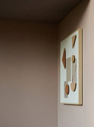 Noticeboard bulletin board + 3 magnets - Sand - Nofred