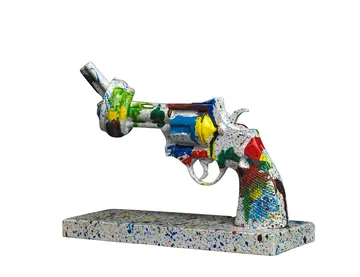 Tennis for Peace Decoration 19 cm - Multi - Non Violence