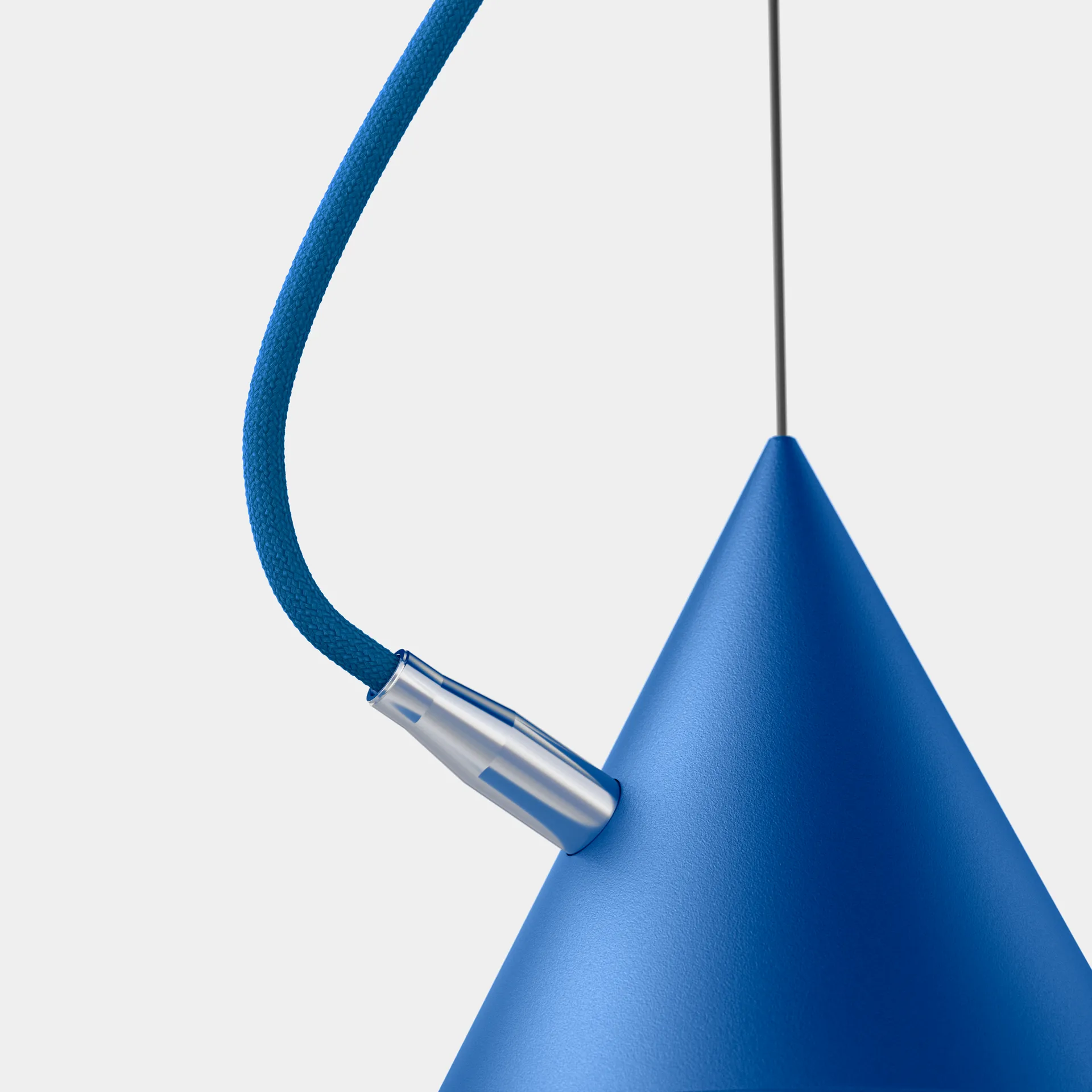 Castor pendant 20 cm, Blue-blue-silver Noon