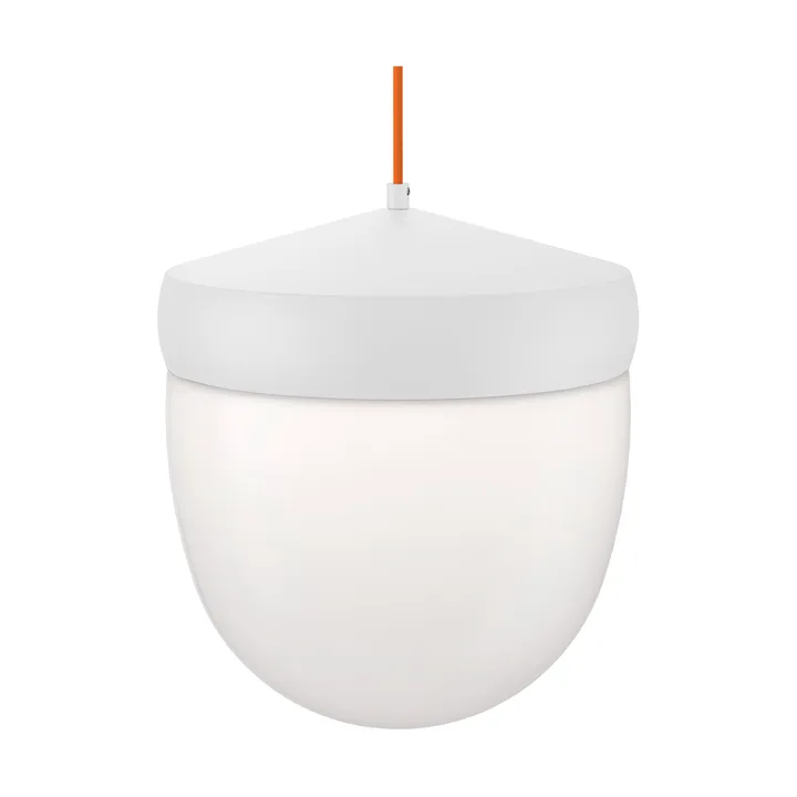Pan pendant frosted 30 cm - White-orange - Noon