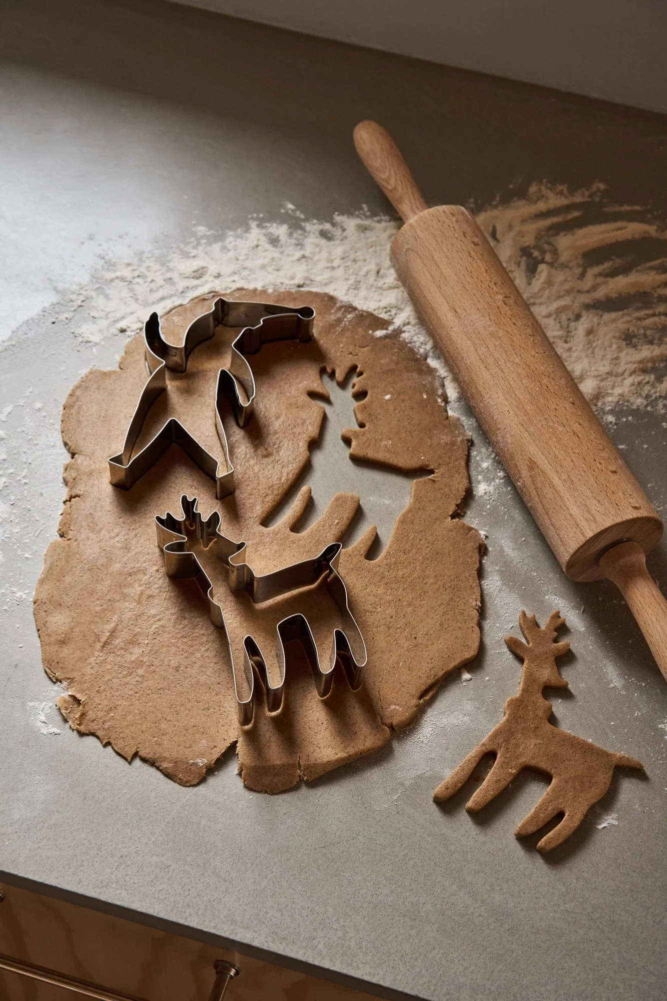 BAKE gingerbread cutter, Santa & Reindeer, 2 pieces Nordwik