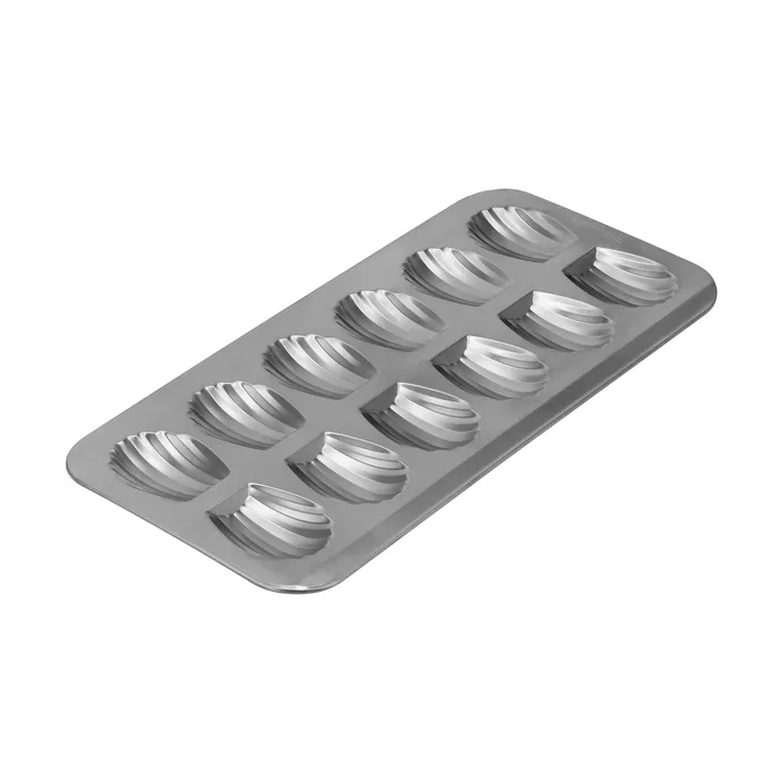BAKE madeleine tin - Stainless steel, 12 pcs - Nordwik