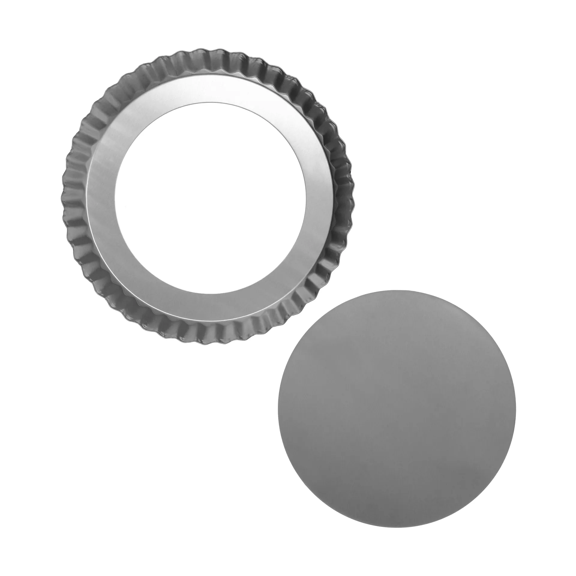 BAKE pie tin with removable base, Round, stainless steel, 24 cm Nordwik