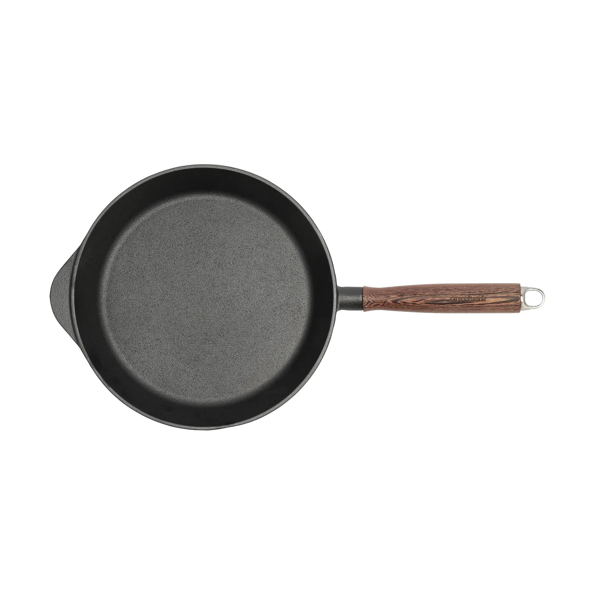 Nordwik cast iron frying pan with wooden handle, 28 cm Nordwik