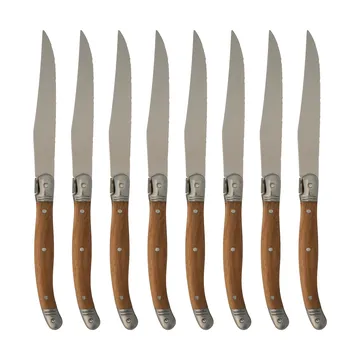 Nordwik French steak knife 8 pcs - Stainless steel-wood - Nordwik