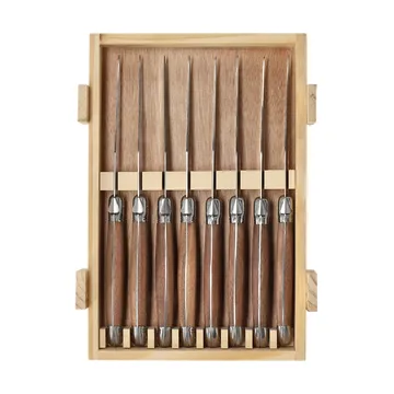 Nordwik French steak knife 8 pcs - Stainless steel-wood - Nordwik