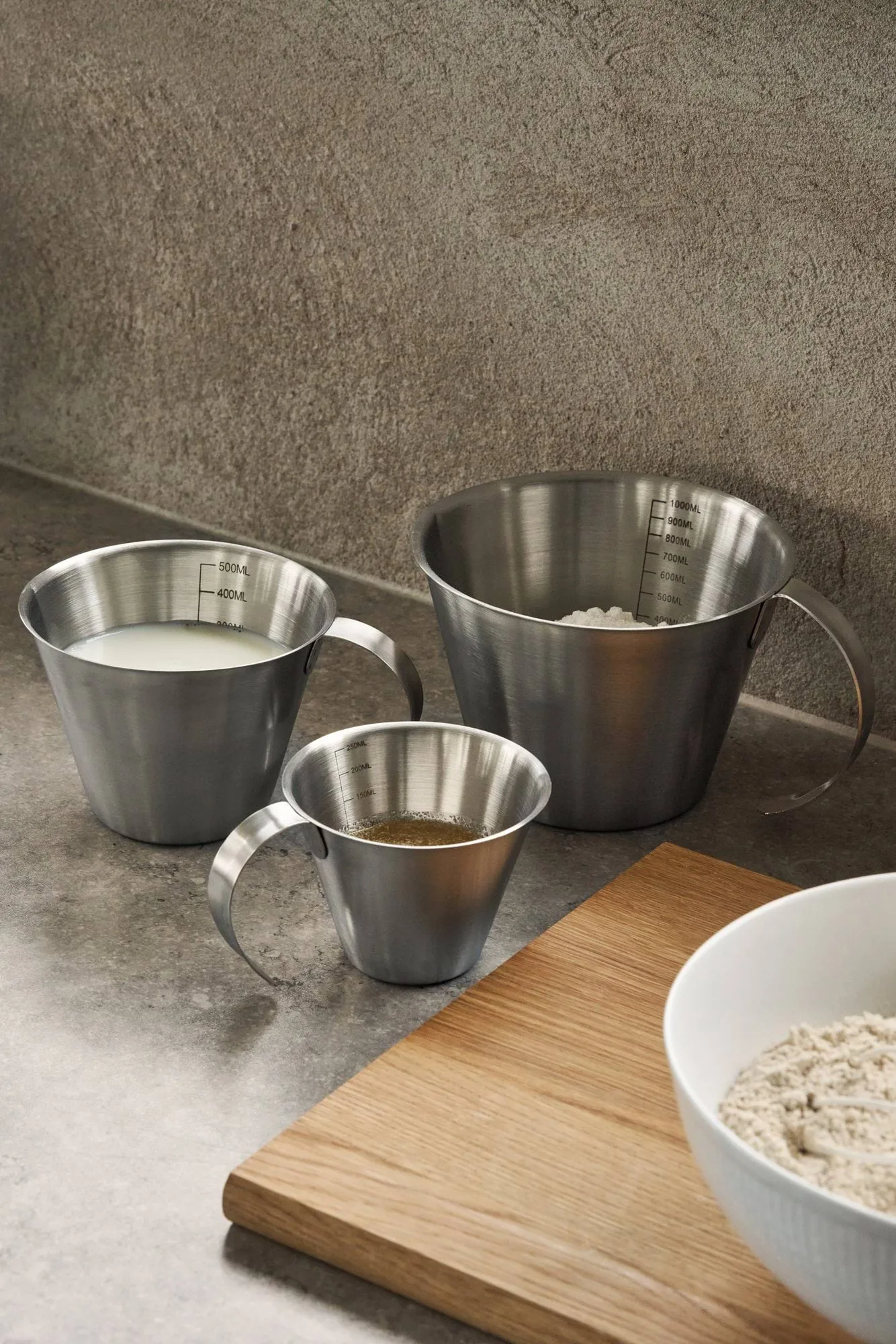 PREP measuring jug, Stainless steel, 0,25 L Nordwik