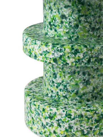 Bit Stack round stool - Green, Ø36x42 cm - Normann Copenhagen
