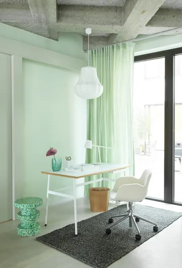 Bit Stack round stool - Green, Ø36x42 cm - Normann Copenhagen