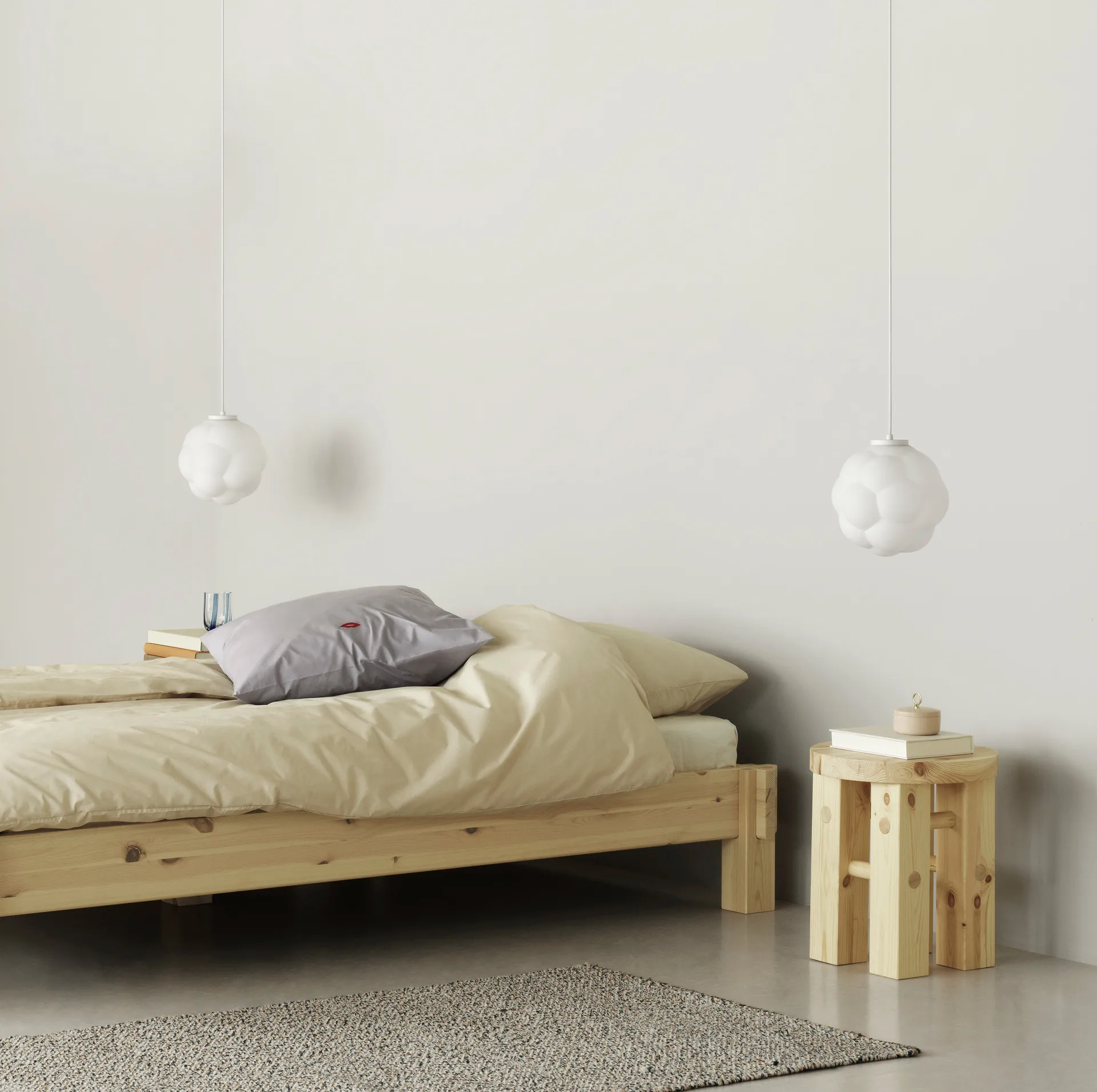 Fyr round stool 45 cm, Pine, Ø40x45 cm Normann Copenhagen