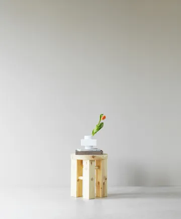 Fyr round stool 45 cm - Pine, Ø40x45 cm - Normann Copenhagen