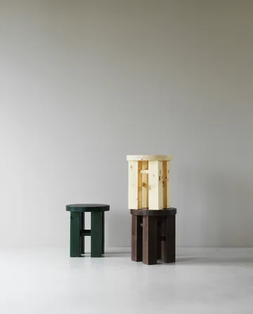 Fyr round stool 45 cm - Pine, Ø40x45 cm - Normann Copenhagen