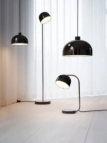 Grant pendant lamp - Black, large- steel, granite - Normann Copenhagen