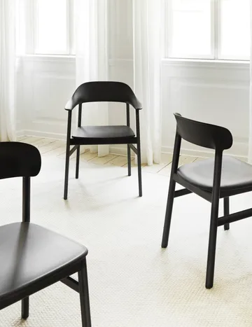 Herit armchair oak - White - Normann Copenhagen