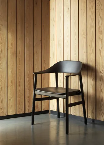 Herit armchair smoked oak - Dusty Green - Normann Copenhagen