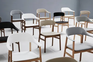 Herit armchair smoked oak - Dusty Green - Normann Copenhagen