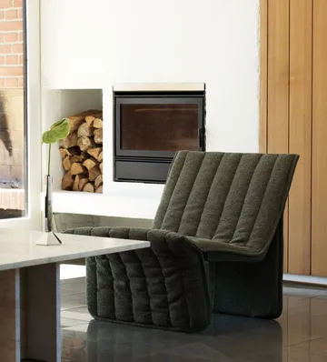 Limit lounge chair - Remix 356 dark brown - Normann Copenhagen