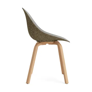 Mat Chair chair front upholstered - Remix 133-seaweed-beech - Normann Copenhagen