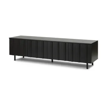 Rib sideboard low - Soft Black - Normann Copenhagen