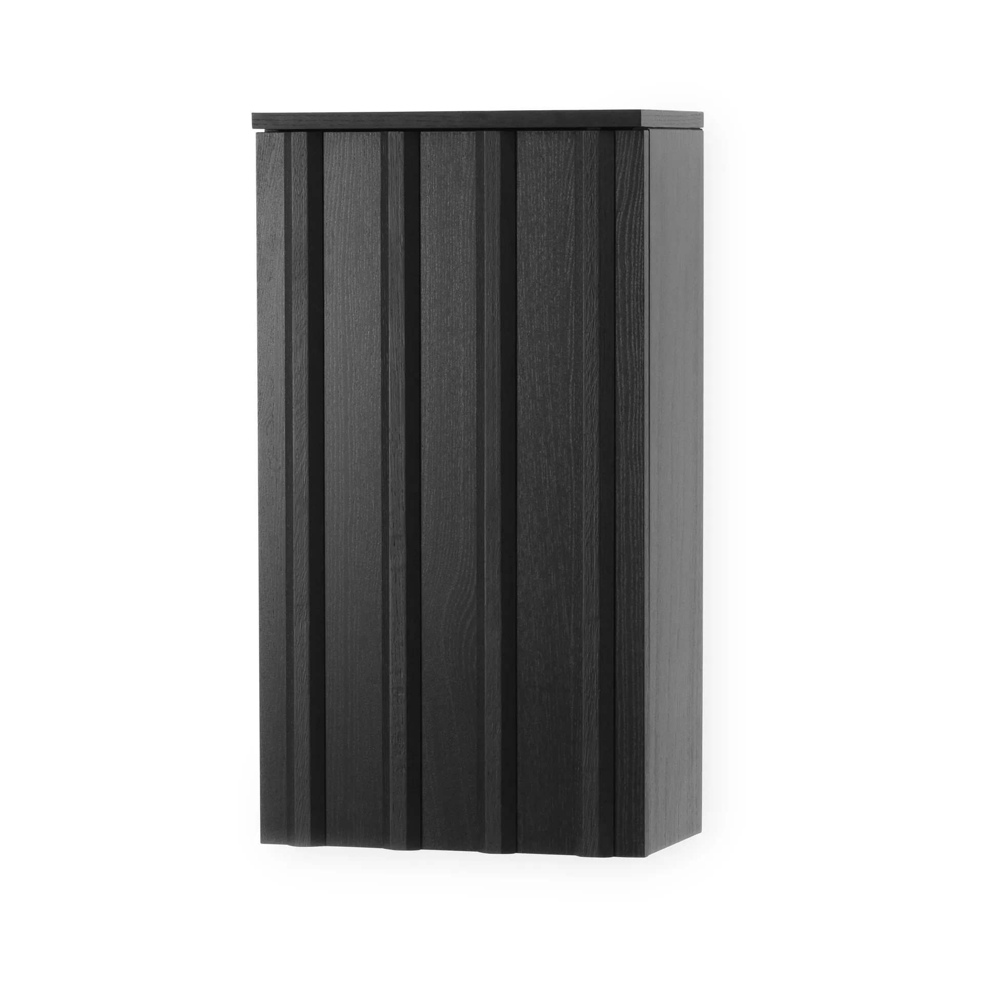 Rib wall cabinet, Soft black, 73x40x23 cm Normann Copenhagen