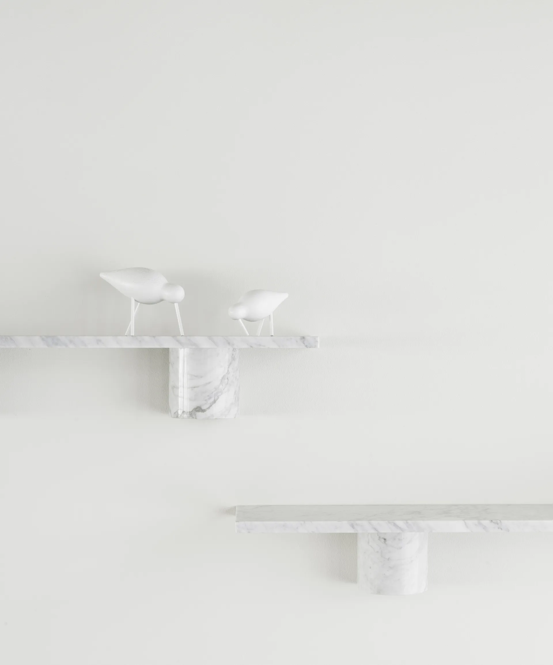 Sten Shelf 80 cm, White marble Normann Copenhagen