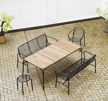 Vig round stool - Black, Ø41x46 cm - Normann Copenhagen