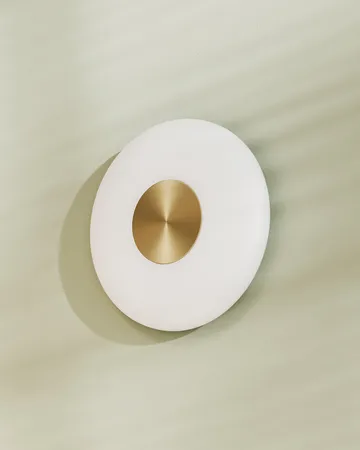 Glint wall light Ø25 cm - Opal glass white - Northern