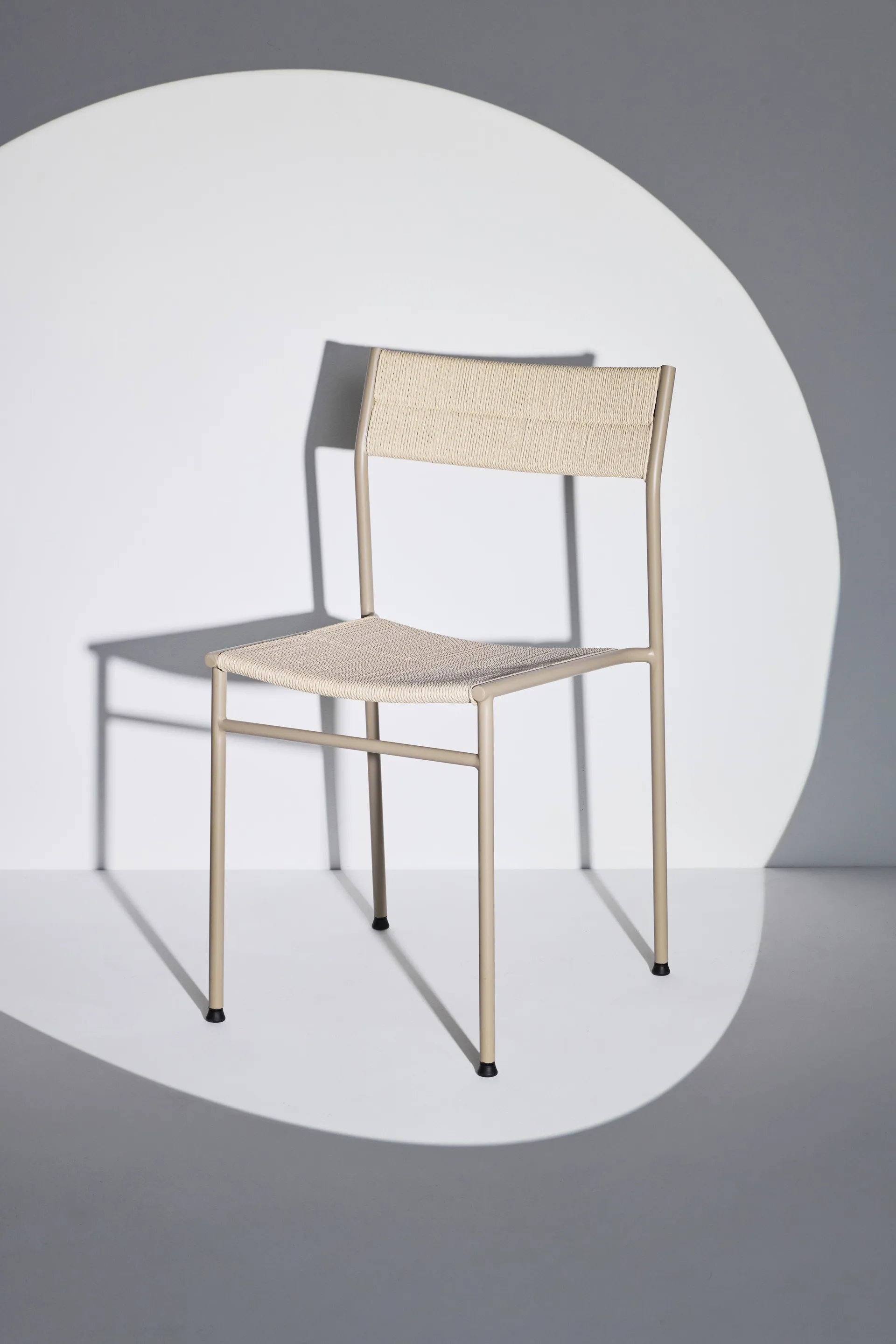 Vev armchair, Grey beige-natural rope Northern
