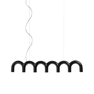 Arch pendant 125.6 cm - Black - Oblure