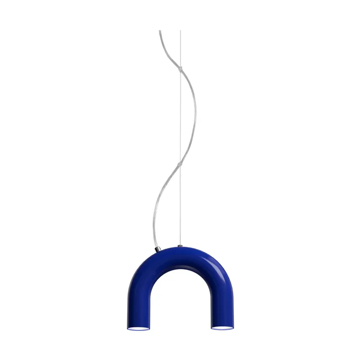 Arch single pendant lamp - Blue, 25.5 cm - Oblure