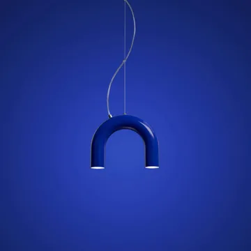 Arch single pendant lamp - Blue, 25.5 cm - Oblure