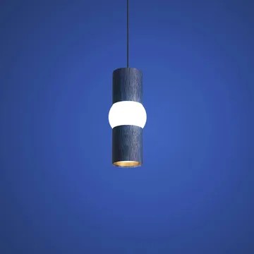 Lightbone pendant lamp - Small 24 cm, blue oak - Oblure