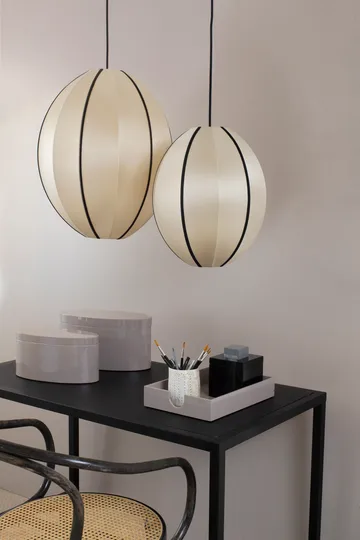 Indochina Classic Oval L lamp shade - Kit-black - Oi Soi Oi