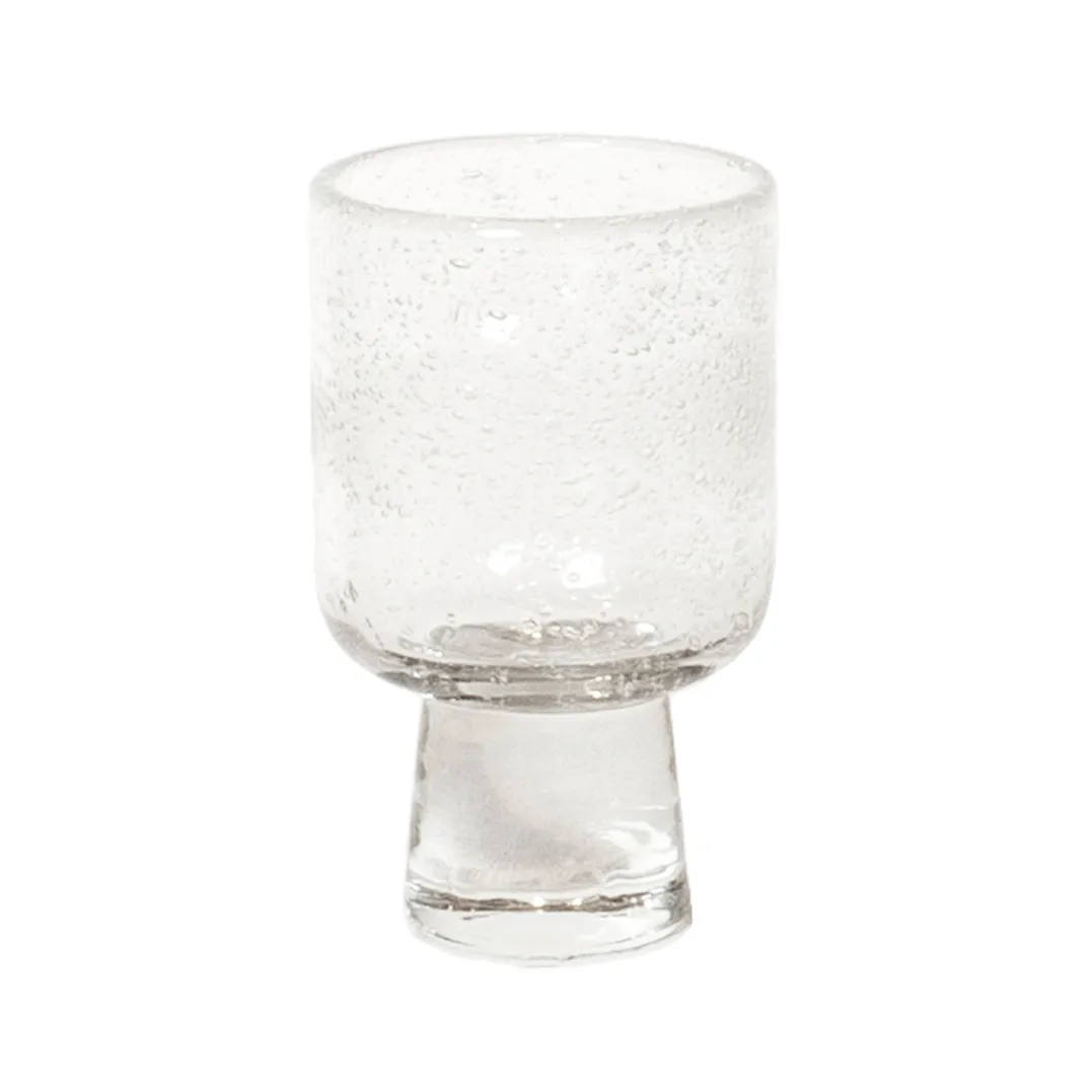 Bari glass on base, clear Olsson & Jensen