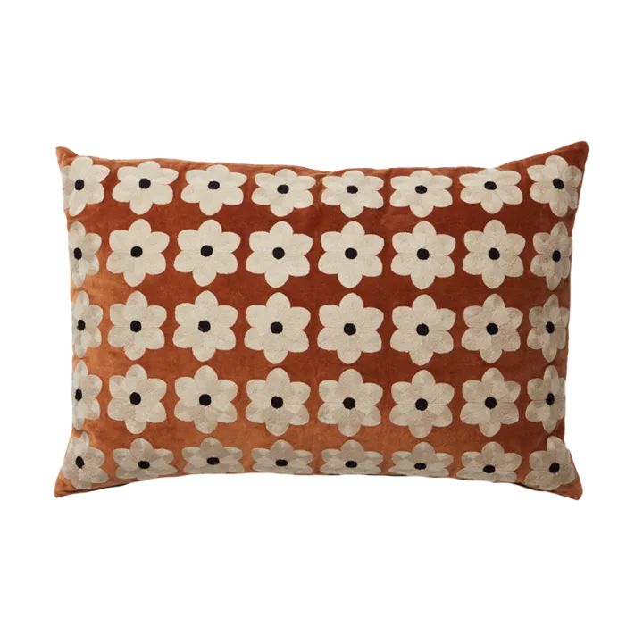 Daisy cushion cover 40x60 cm - Rust - Olsson & Jensen