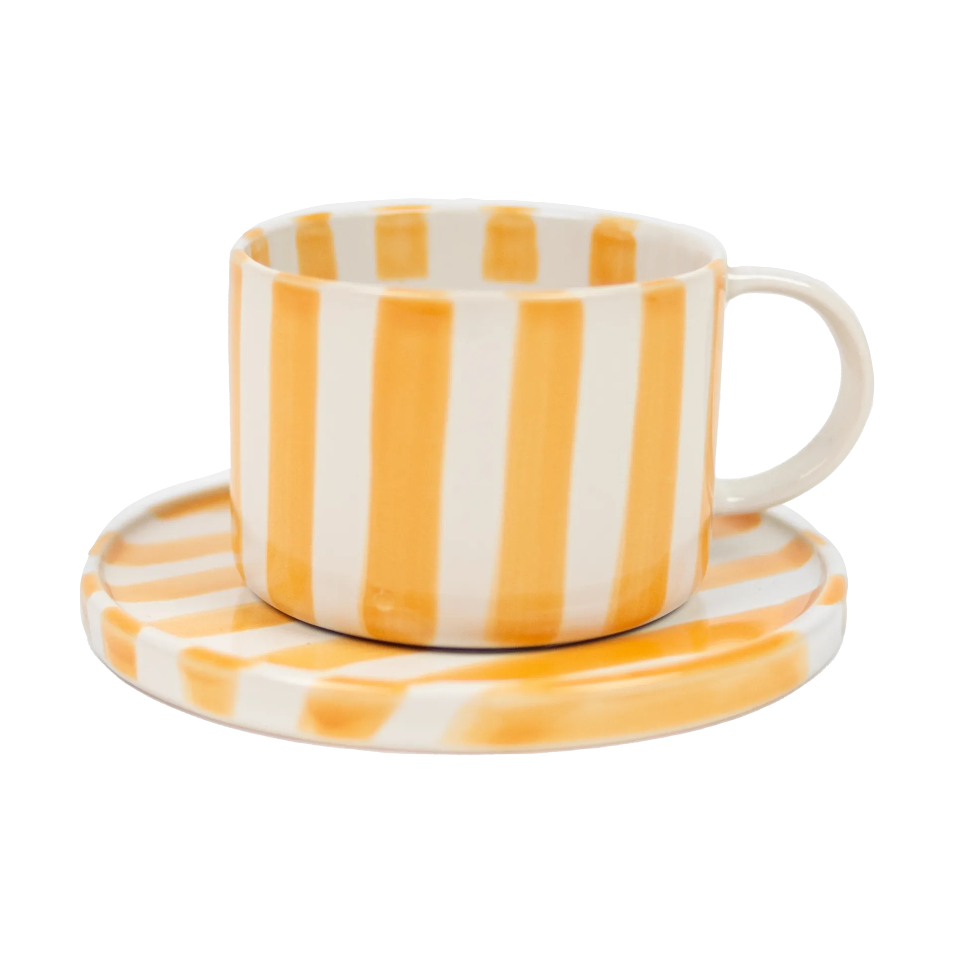 Monica cup with saucer, Yellow Olsson & Jensen