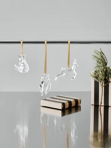 Holiday ornaments - Roe deer - Orrefors