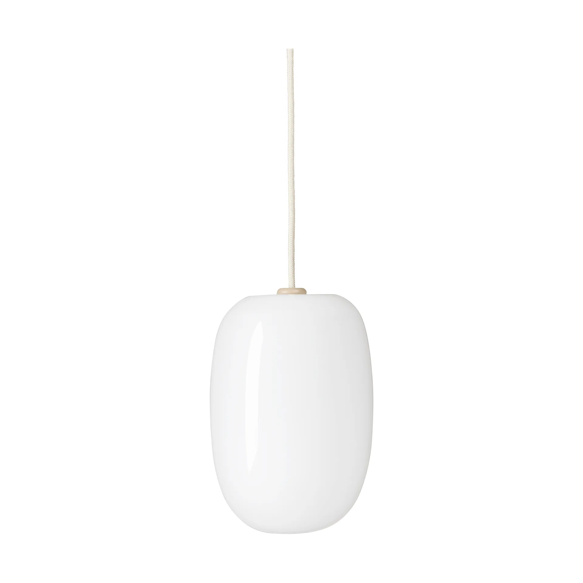 Pebble pendant elongated, White Örsjö Belysning