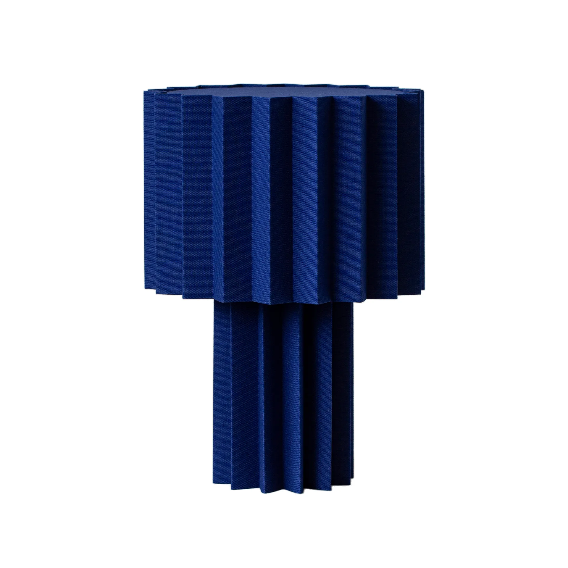 Plissé fabric table lamp, Blue, 40,9 cm Örsjö Belysning